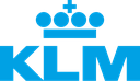 Het logo van KLM