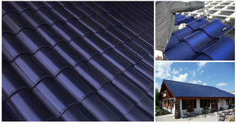 Zonnepanelen in de vorm van dakpannen