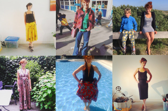 Collage kleding Hilde Collage kleding Hilde