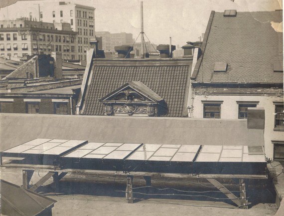 Zonnepaneel Fritts 1884 New York