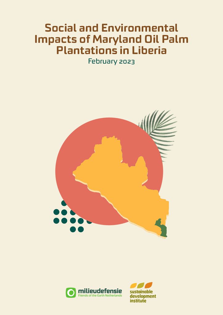 Voorbeeld van de eerste pagina van publicatie 'Geweld en natuurschade bij palmolieplantage in Liberia'