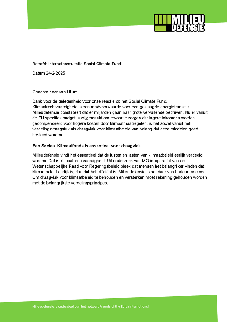 Voorbeeld van de eerste pagina van publicatie 'Brief aan minister Van Hijum: sterkste schouders, zwaarste lasten'