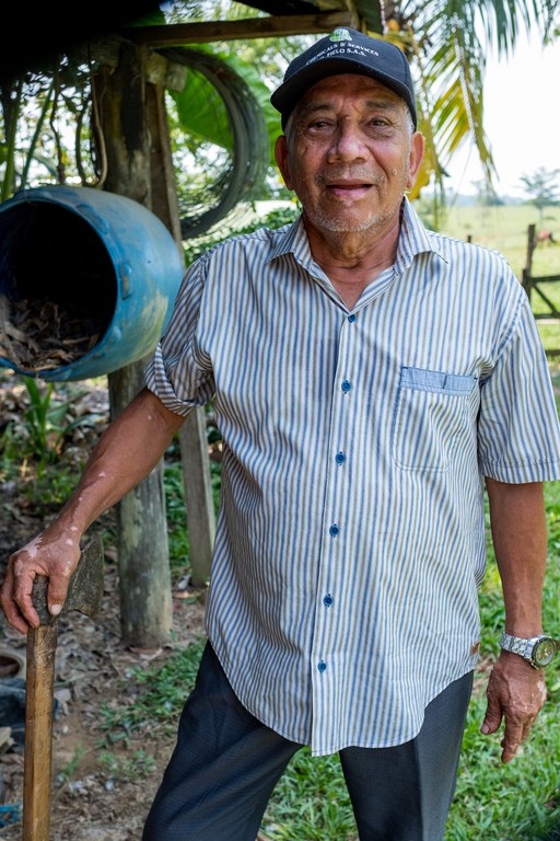 Portret van Lucio Loaiza