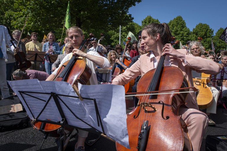 Leden van het A12 orkest