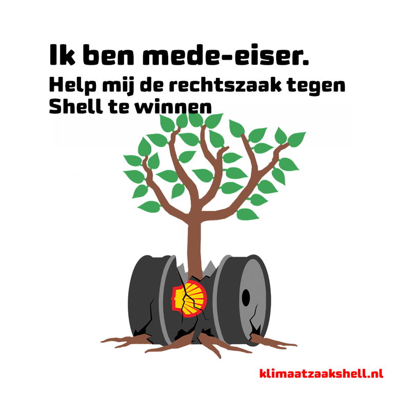 medeeiser 1 insta link.png Een boom groeit uit een gebroken Shell- olievat