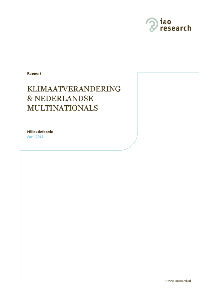 Voorbeeld van de eerste pagina van publicatie 'Nederlanders willen dat grote bedrijven als Shell zich houden aan Parijsakkoord'