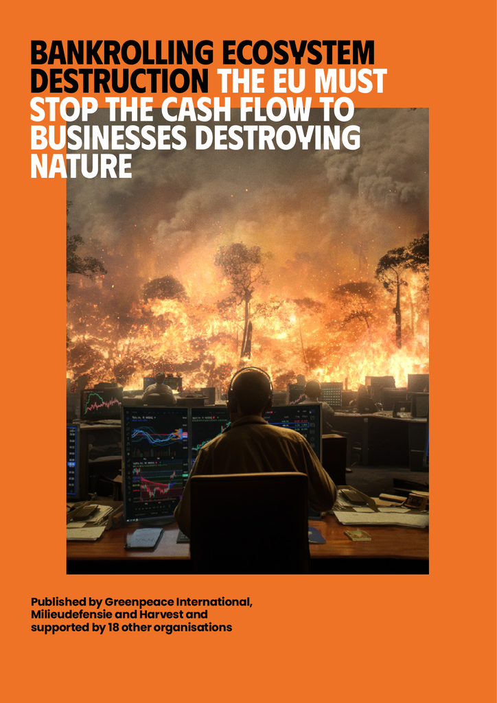 Voorbeeld van de eerste pagina van publicatie 'Rabobank en ING in top 5 Europese financiers ontbossing'
