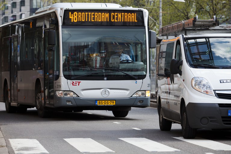 Bus in Rotterdam