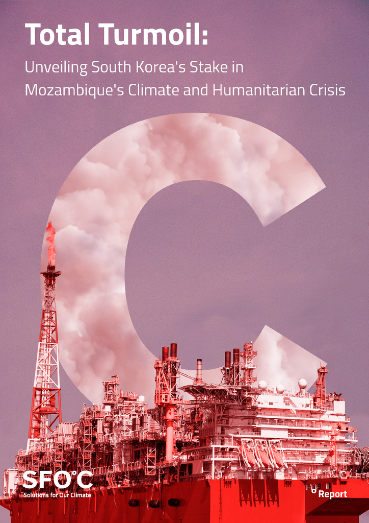 Voorbeeld van de eerste pagina van publicatie 'Ook Zuid-Koreaanse milieubeweging luidt noodklok over gasproject Mozambique'