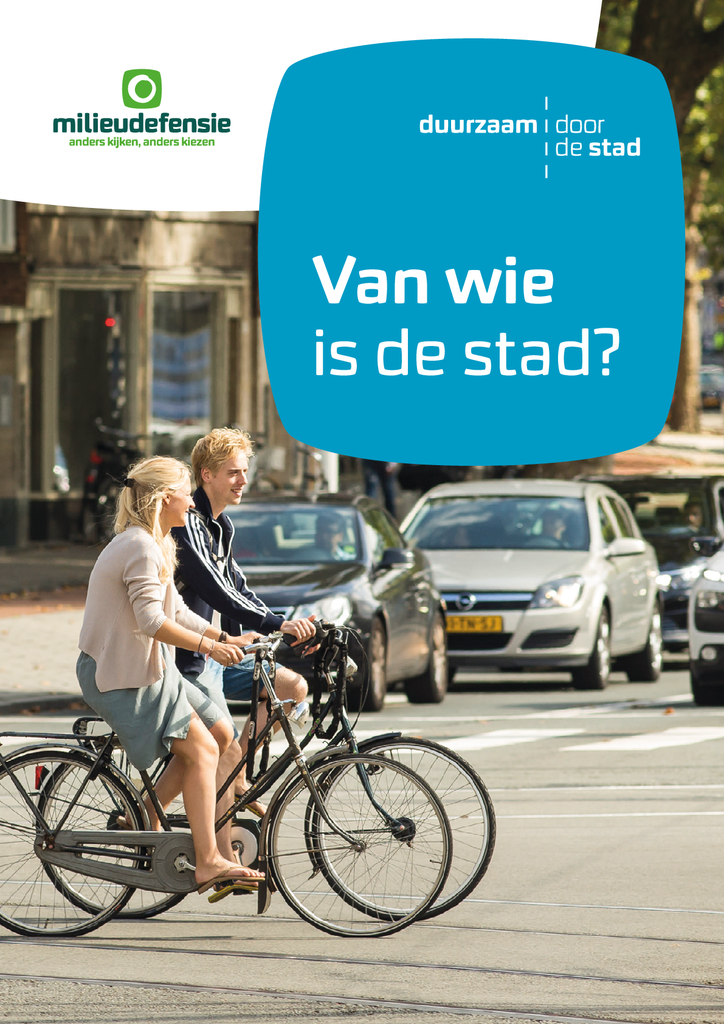 Voorbeeld van de eerste pagina van publicatie 'Van wie is de stad'