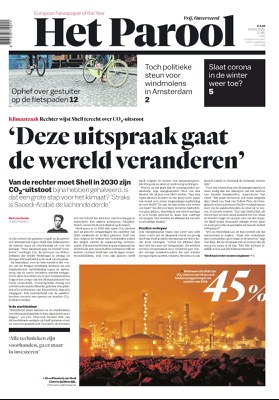 Uitspraak Shell Klimaatzaak: Deze uitspraak gaat de wereld veranderen
