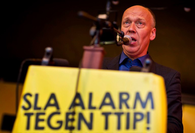   7000 mensen demonstreren tegen TTIP in Amsterdam.